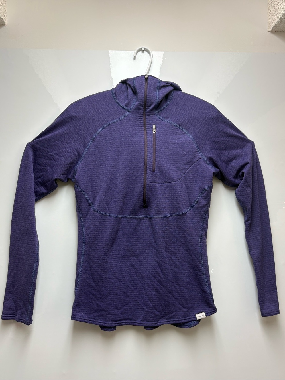 Patagonia Capilene 4 Expedition Weight 1/4 Zip Hoody - Purple - Medium